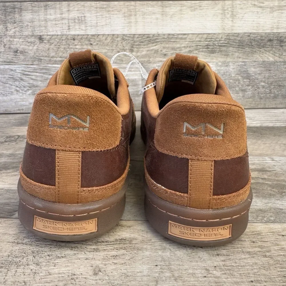 Skechers Mark Nason Classic Cup Kayson Mens 12 Brown Leather Slip Ins